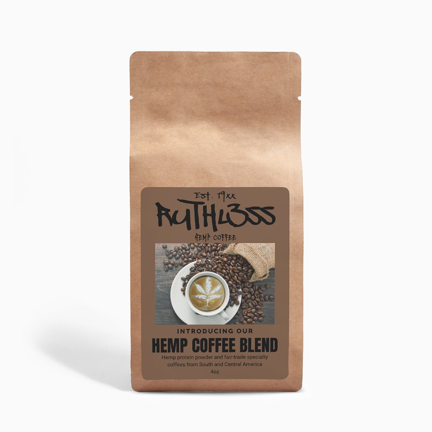 Hemp Coffee Blend - Medium Roast 4oz