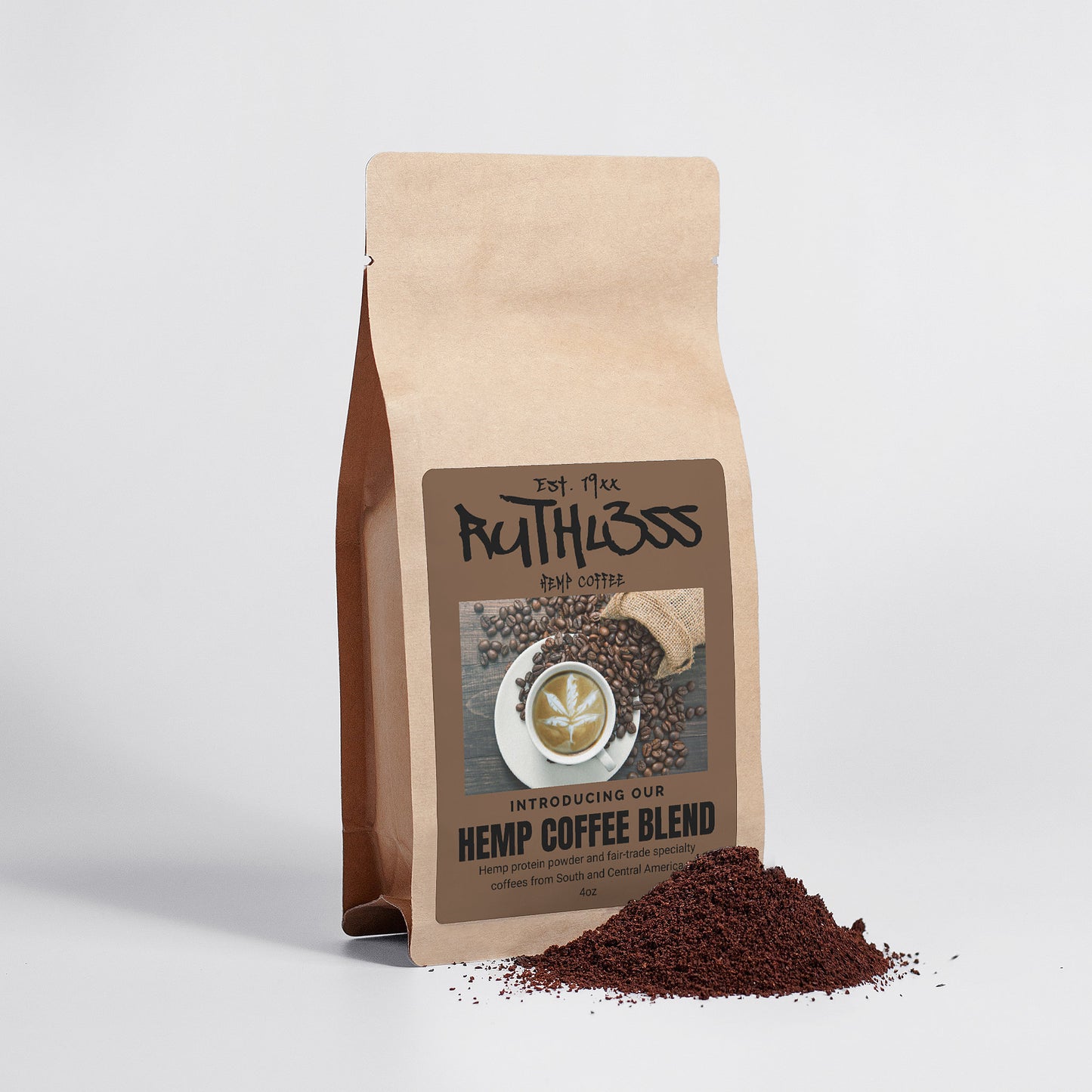 Hemp Coffee Blend - Medium Roast 4oz