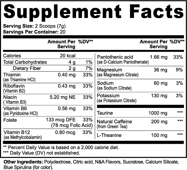 Pre-Workout (Cotton Candy) 200mg